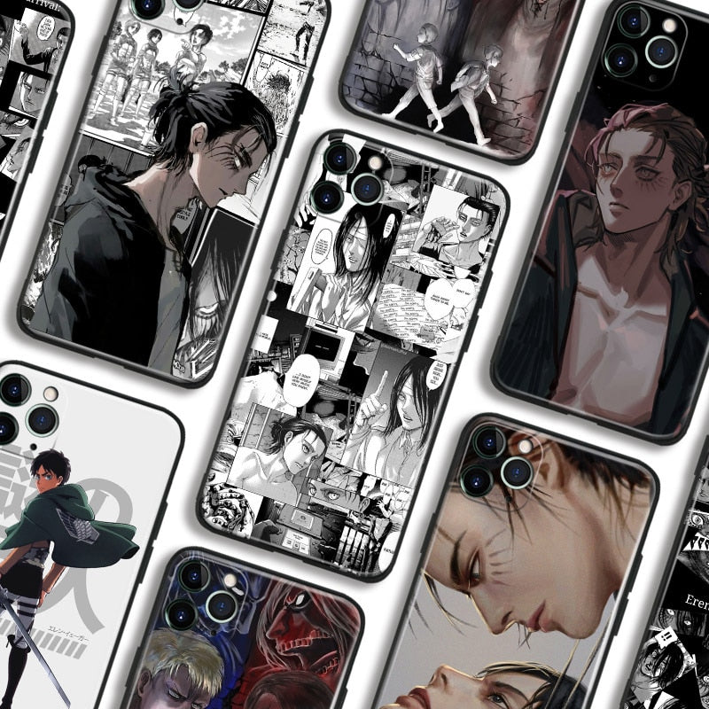 Attack on Titan Eren Jaeger Manga Phone CAse