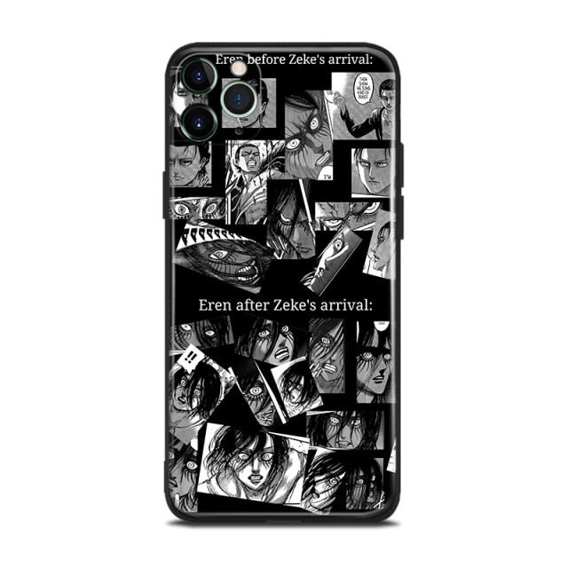 Attack on Titan Eren Jaeger Manga Phone CAse