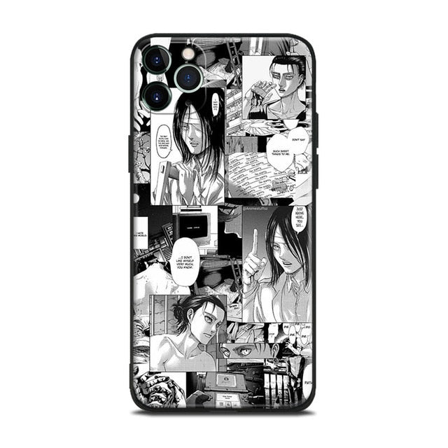 Attack on Titan Eren Jaeger Manga Phone CAse