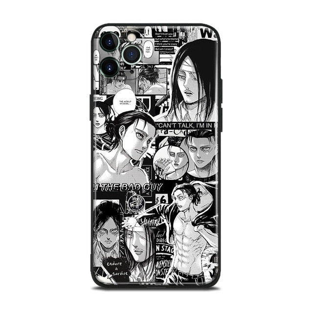 Attack on Titan Eren Jaeger Manga Phone CAse